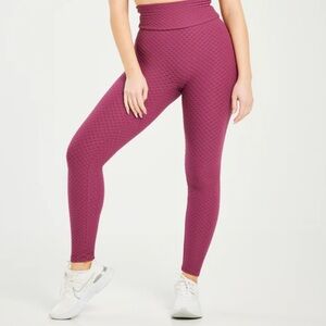 Booty By Brabants Croco Leggings Berry NEW
